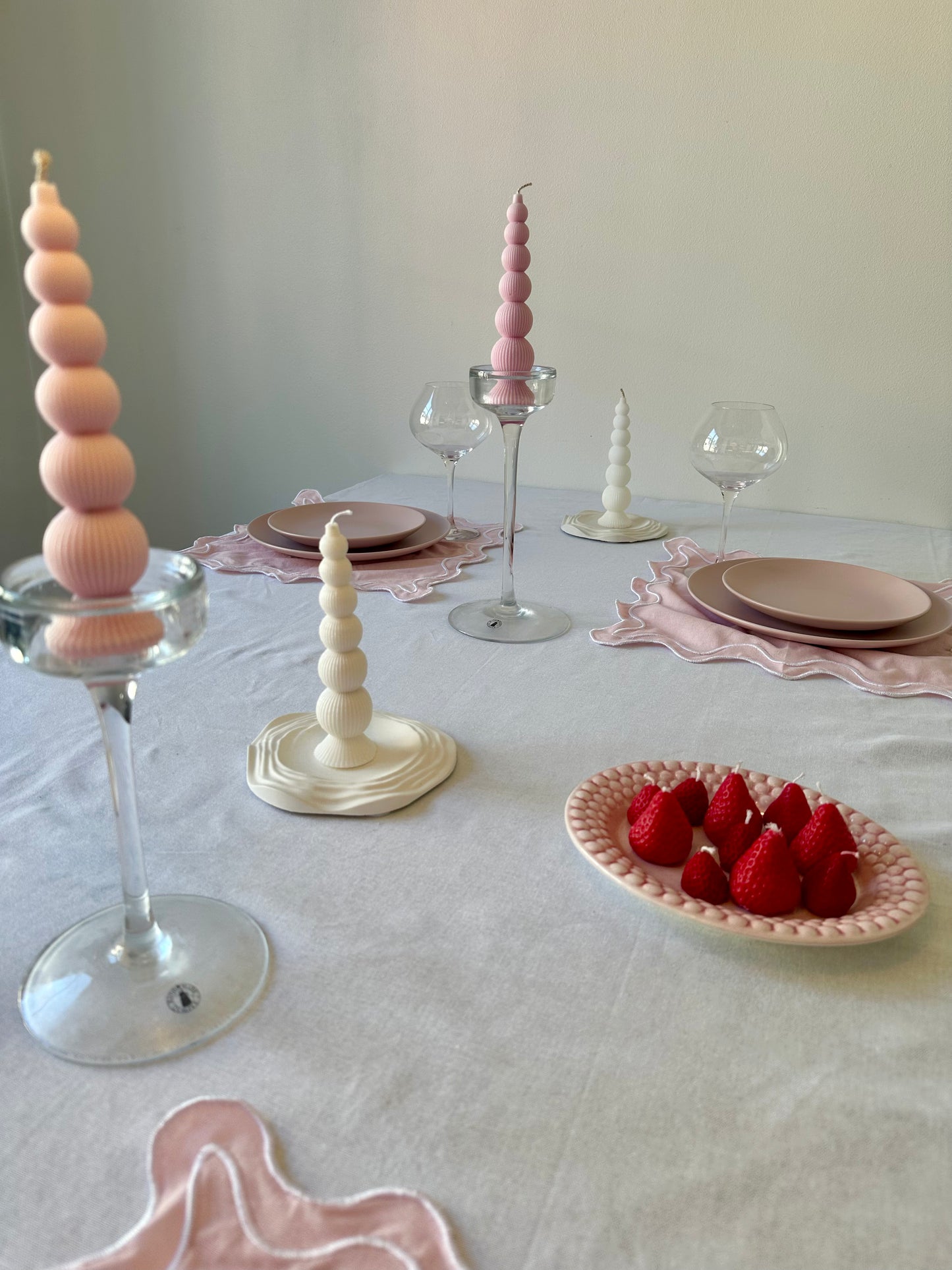Bubbelformade ljus