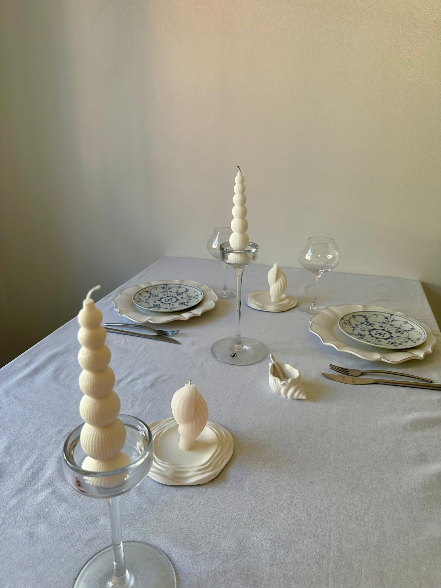 Snäck formade ljus