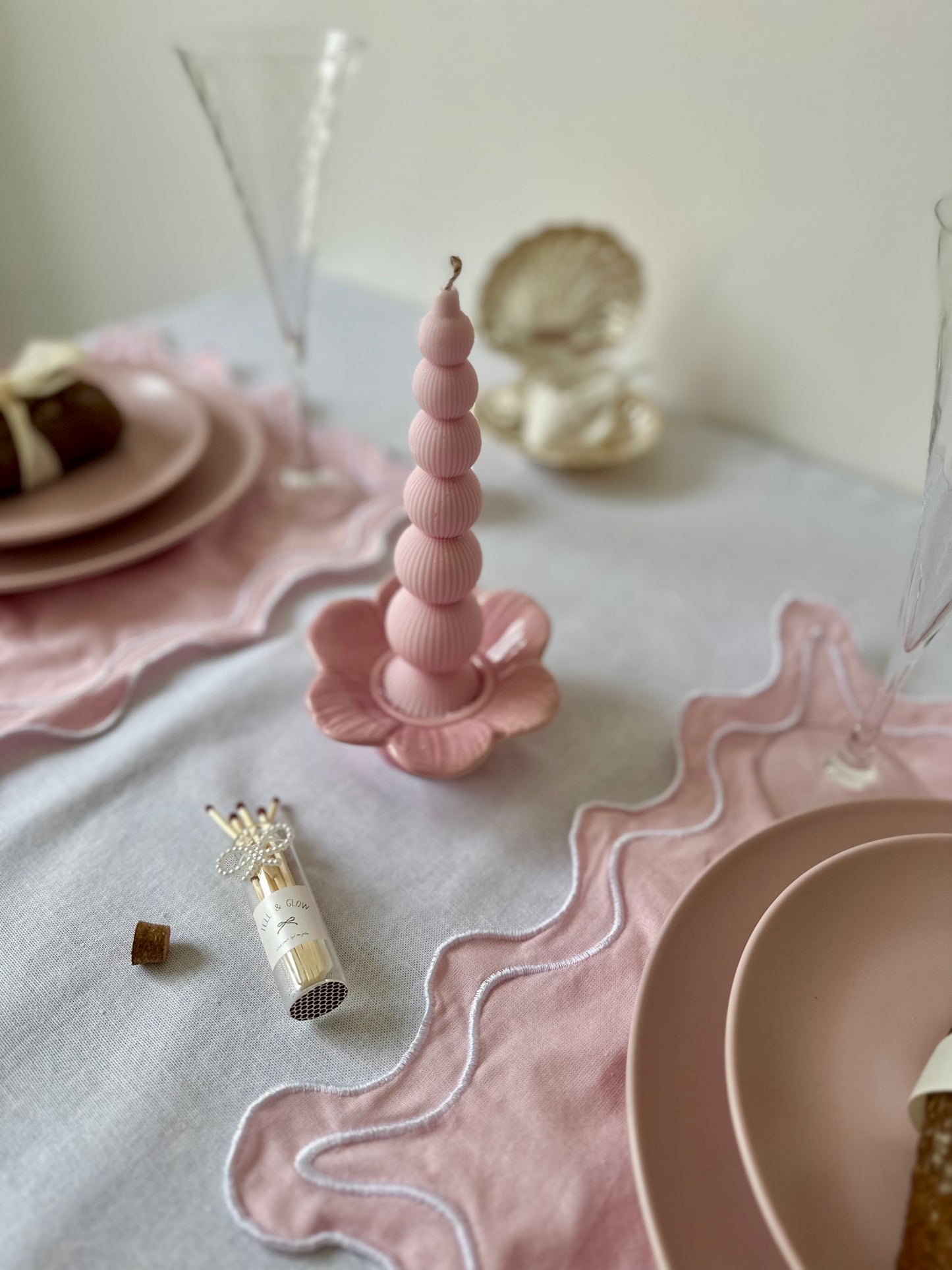 Bubbelformade ljus