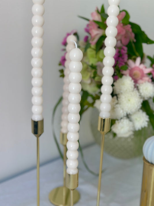 Bubbelformade höga ljus 2st
