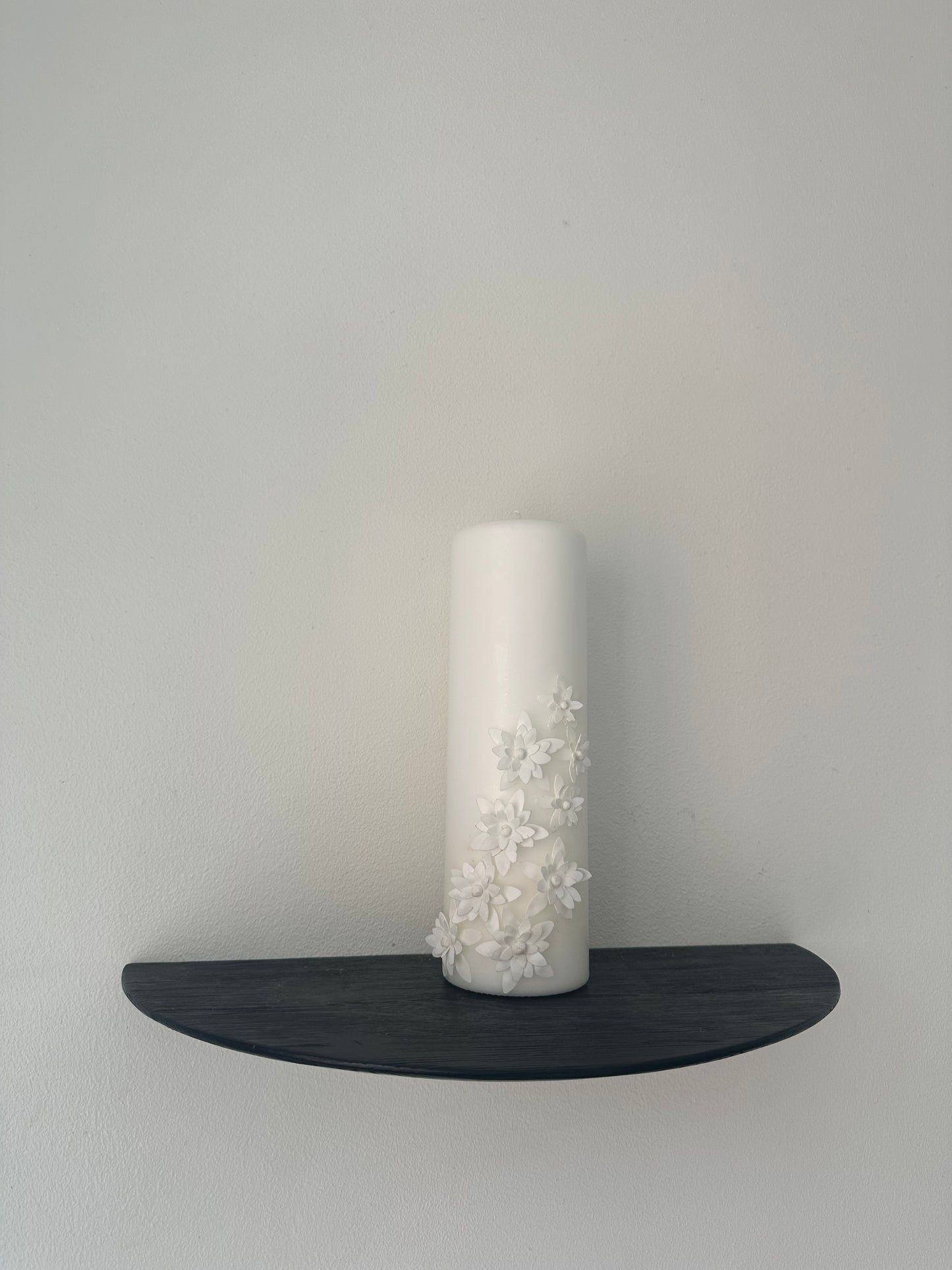 Blockljus med vaxblommor 110h brinntid