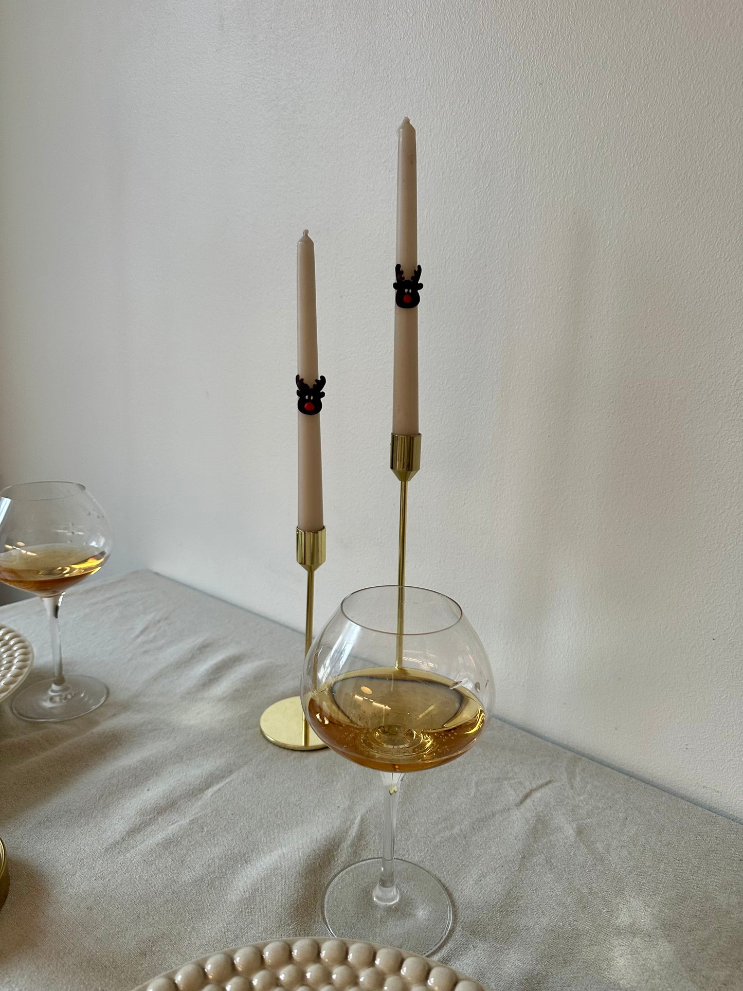 Julljus med renar och polkagrisar (4st)