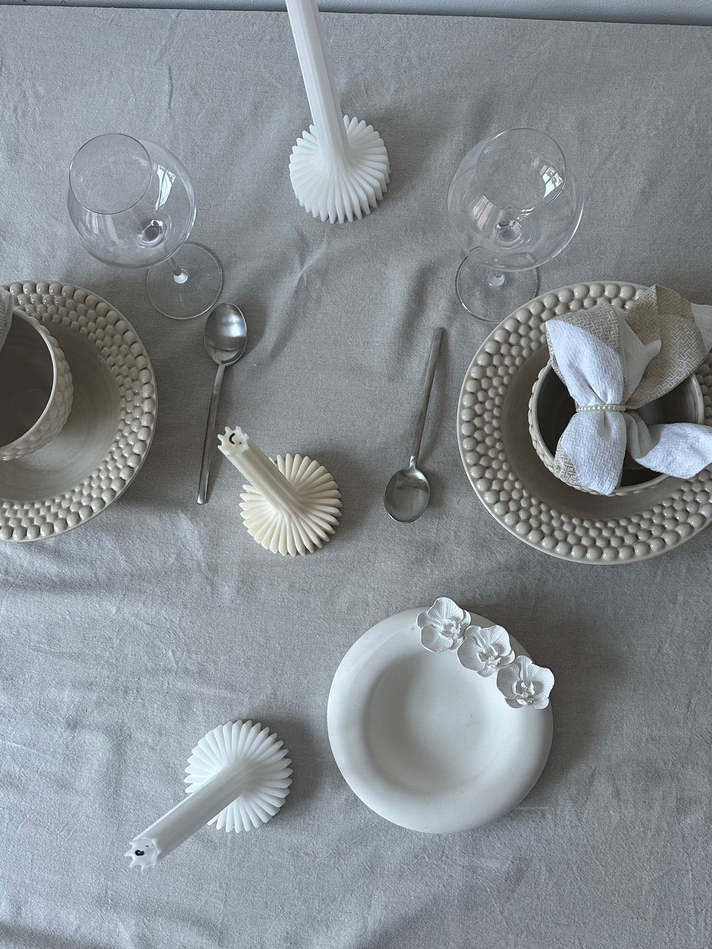 Handgjort orkidé fat