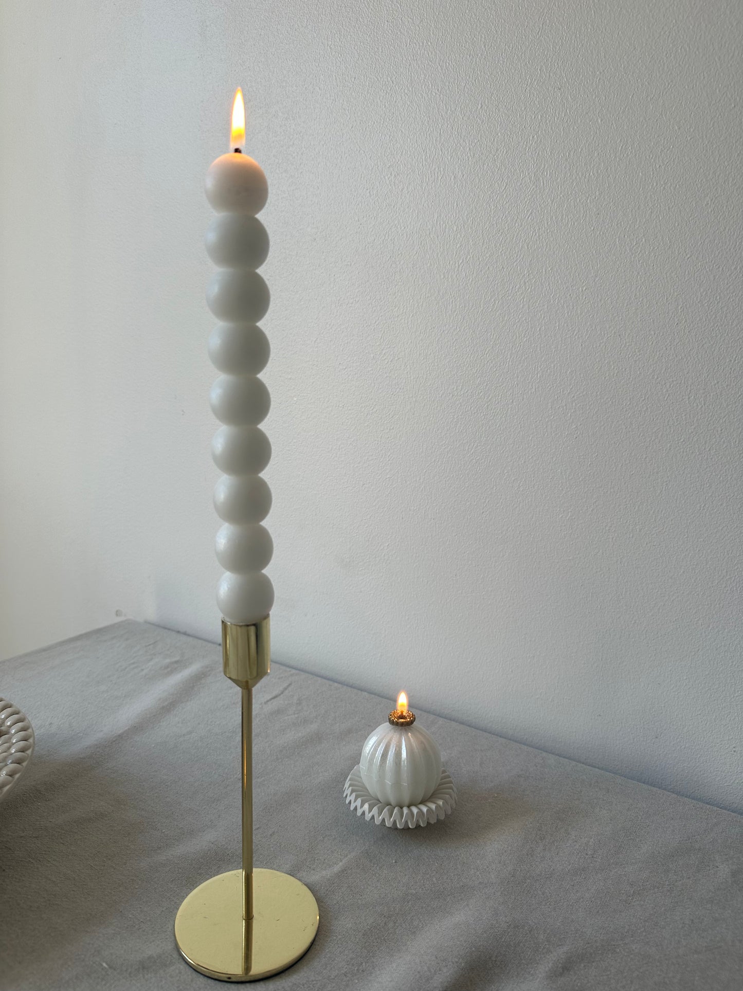 Bubbelformade höga ljus 2st