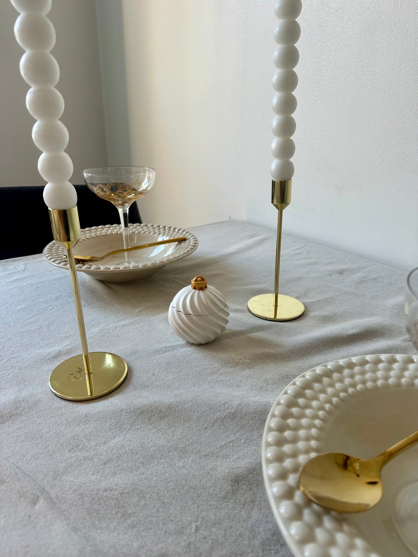 Bubbelformade höga ljus 2st